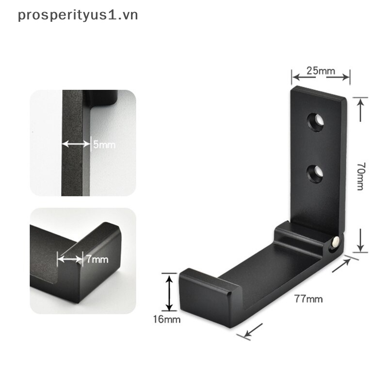 Móc Treo Tai Nghe Gắn Tường Bằng Hợp Kim Nhôm Gấp Gọn Kèm Ốc Vít prosperityus1 [prosperityus1]