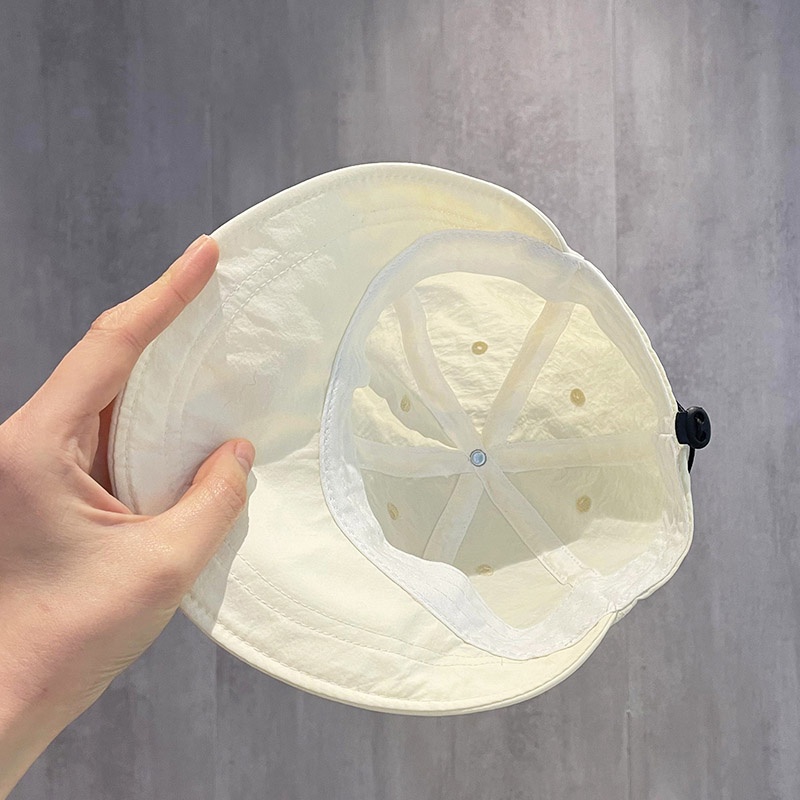 Mũ Lưỡi Trai Chống Nắng Thiết Kế Mỏng Họa Tiết Mặt Cười Xinh Xắn Thời Trang Mùa Hè Cho Bé