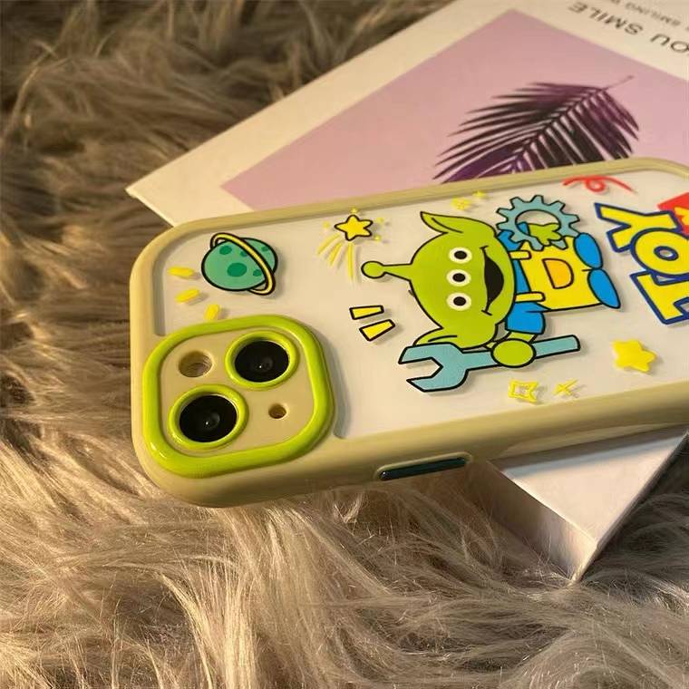 Apple 14promax Phone Case New Airbag Cute Iphone13 Three-Eye Monster Xs11xr12 Funny Lovers LIvJ