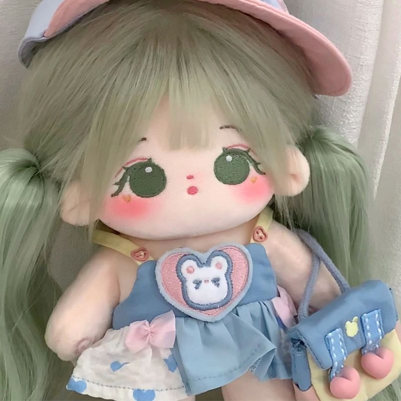 Búp Bê Nhồi Bông Cotton Mềm Mại Dễ Thương Cao 20cm