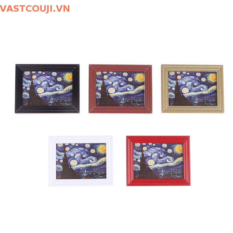 Tranh Treo Tường Họa Tiết Bầu Trời Sao Tỉ Lệ 1: 12 Trang Trí Nhà Búp Bê