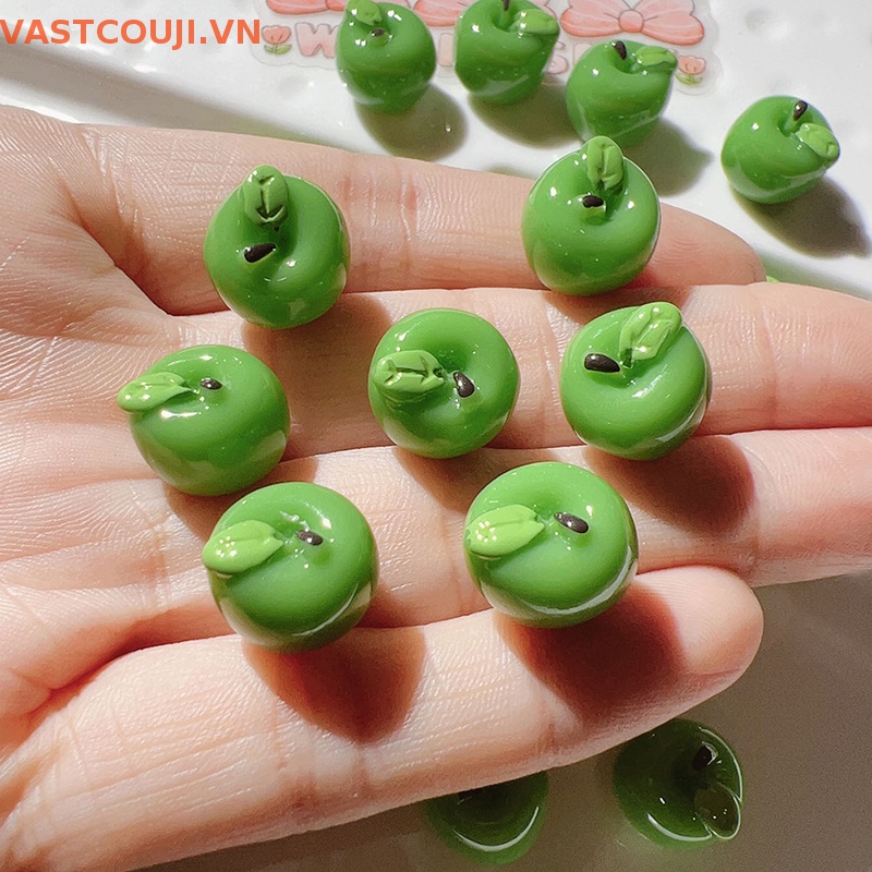 Set 5 Quả Táo Giả Mini Xinh Xắn Dùng Để Trang Trí Nhà Búp Bê 1: 12