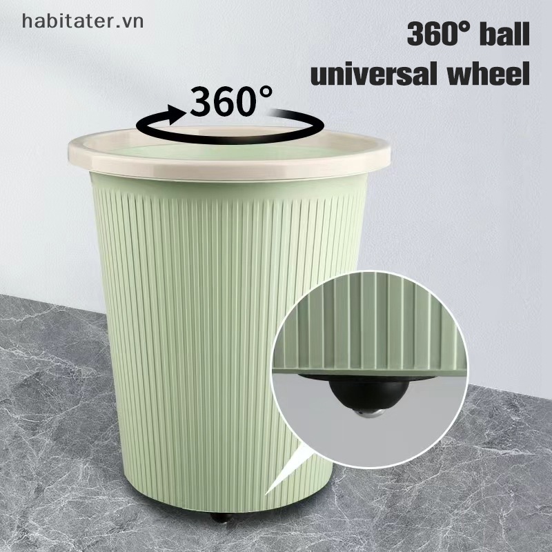 Bánh Xe Ròng Rọc Xoay 360 Độ Mini Bằng Thép Không Gỉ Thông Dụng Cho Thùng Rác Nội Thất