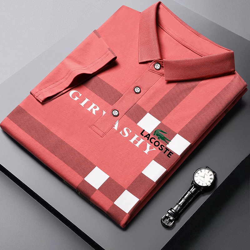 Hàng Có Sẵn! Hàng Có Sẵn! Áo polo Chất Liệu Polyester Thời Trang Cho Nam Nữ LAC0STE