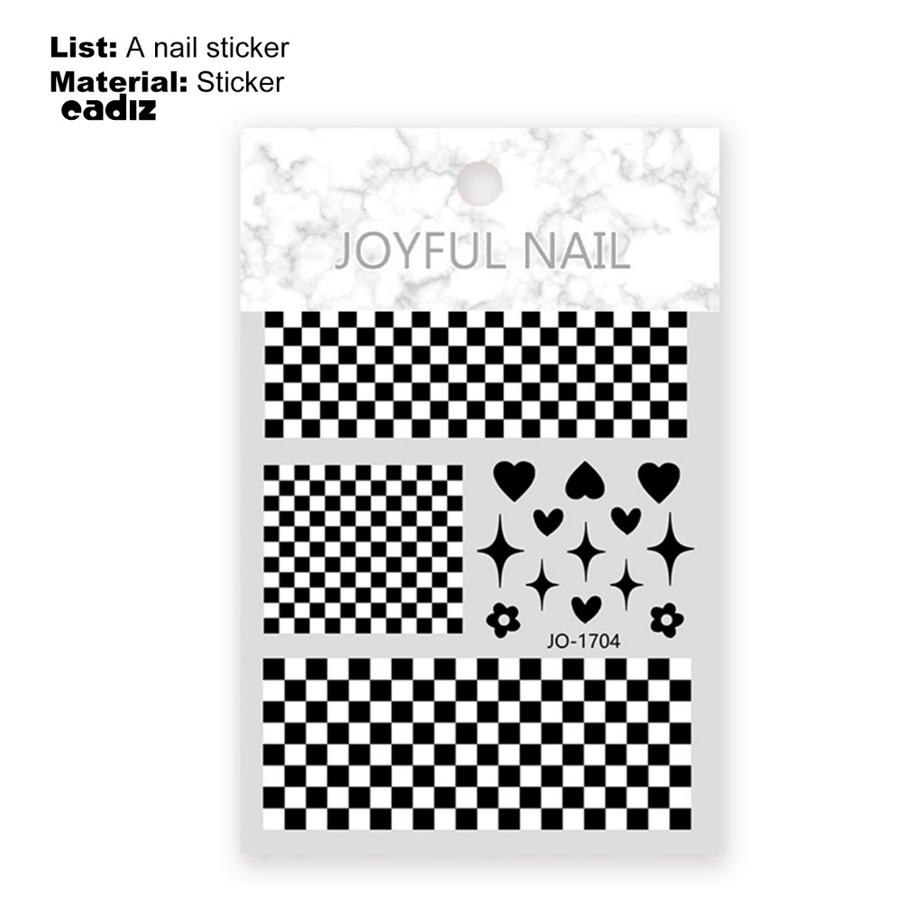 Miếng Dán Móng Tay Nhiều Họa Tiết Tinh Tế