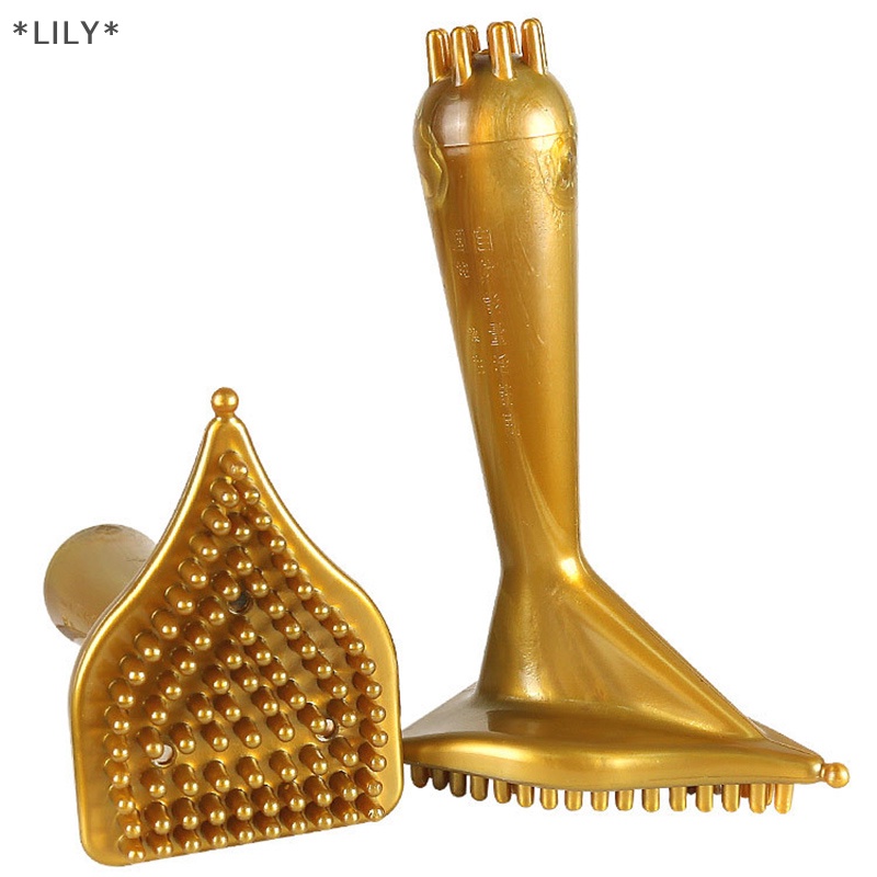 LILY Massage kinh tuyến bàn chải chống cellulite tam giác bàn chải massage cho cơ thể Giảm Béo uuu