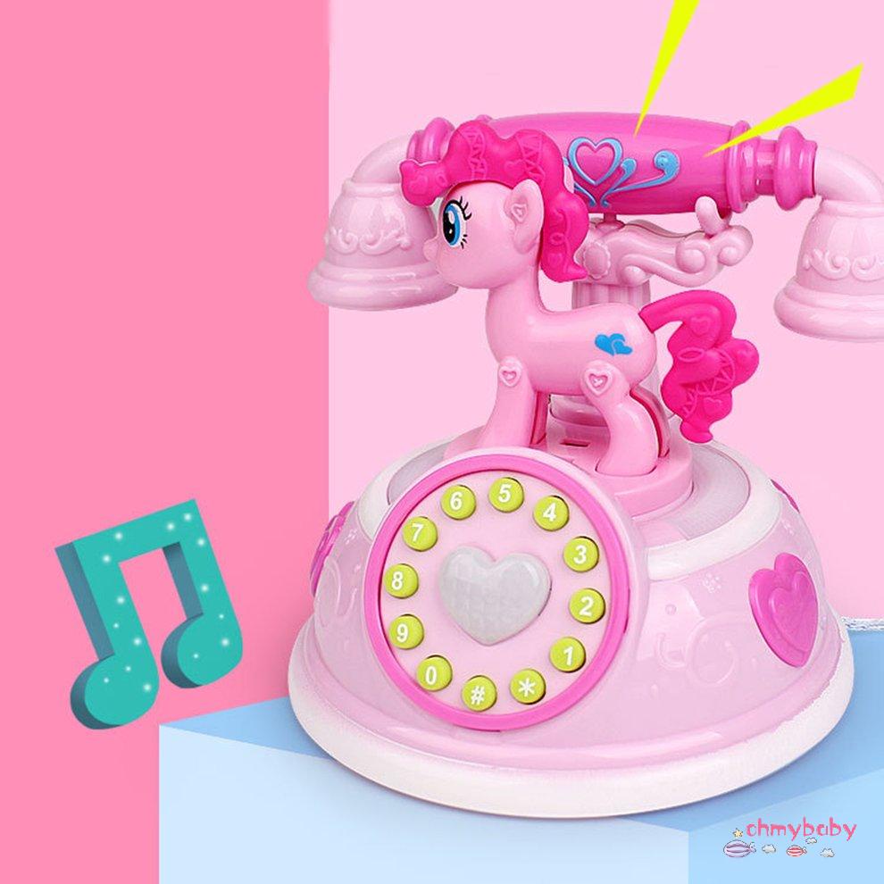 [Trong kho] Chất Lượng Cao Retro Điện Thoại Giáo Dục Sớm Truyện Máy Đa Chế Độ Mô Phỏng Đồ Chơi Bé Gái [P/19]