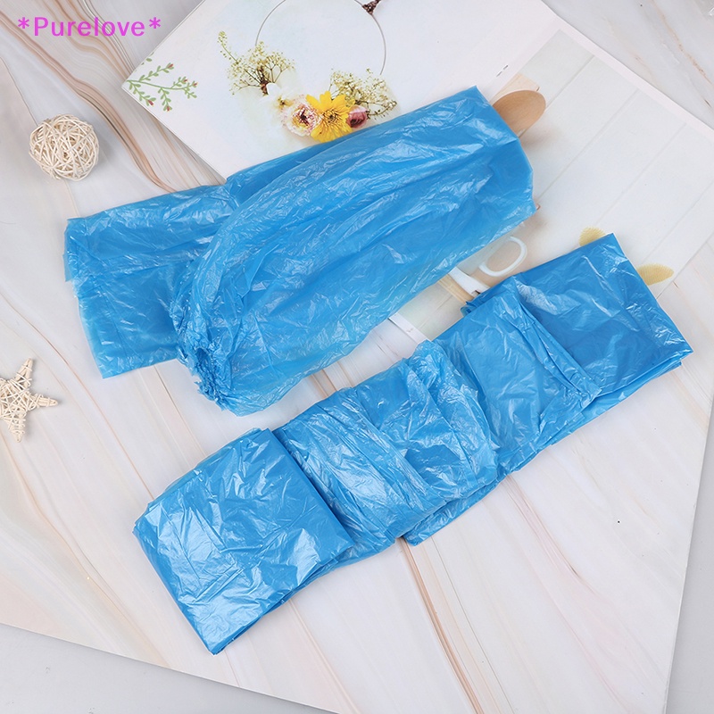 Set 5 Cặp Vỏ Bọc Giày Đi Mưa Bằng Nhựa Dày Chống Trượt Chống Thấm Nước Sử Dụng Một Lần Tiện Lợi Mới