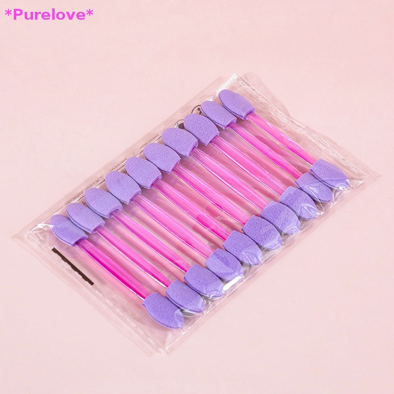 Set 10 Cọ Trang Điểm Phấn Mắt Thiết Kế Hai Đầu Tiện Dụng