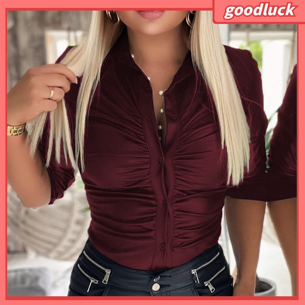 Áo Sơ Mi Tay Dài Cổ Bẻ In Họa Tiết Kẻ Sọc Phong Cách Đường Phố Cổ Điển Thời Trang Cho Nữ