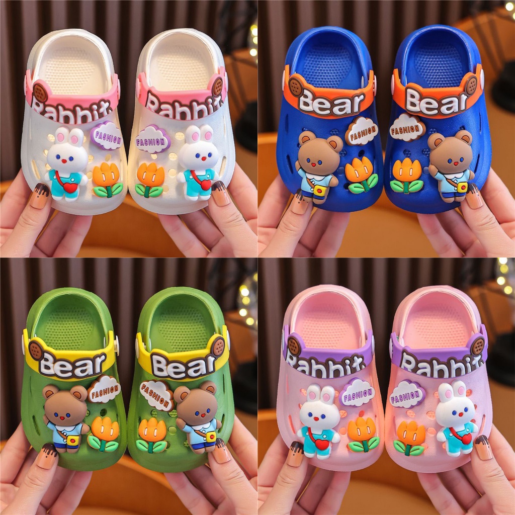 Dép Xỏ Ngón Bằng EVA Nhẹ In Họa Tiết Hoạt Hình Dễ Thương Thời Trang Mùa Hè Cho Bé Trai Và Gái