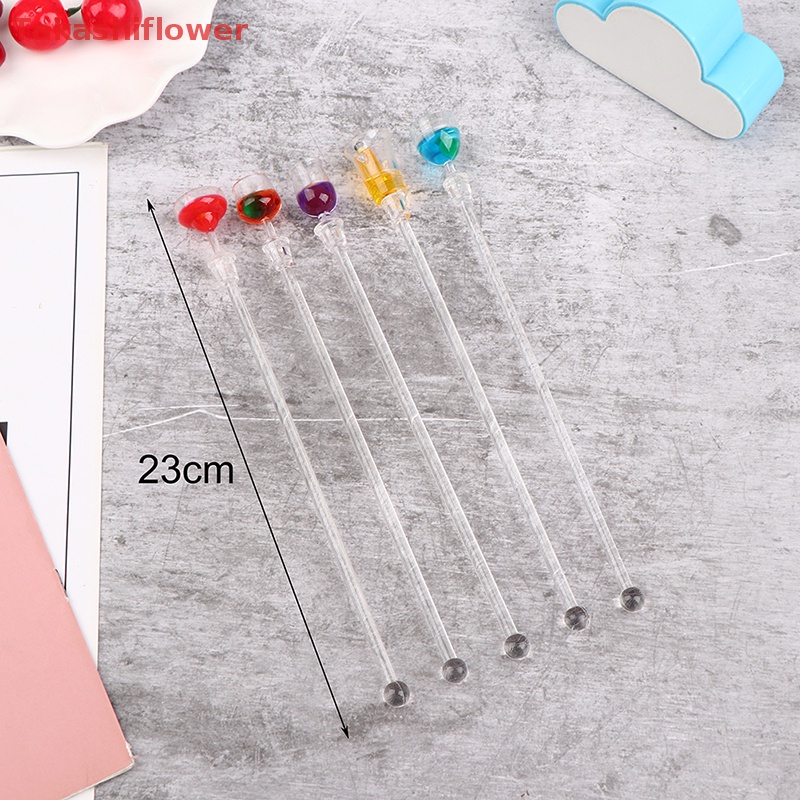 Muỗng Khuấy Cà Phê Tay Cầm Dài Bằng Nhựa Dễ Thương