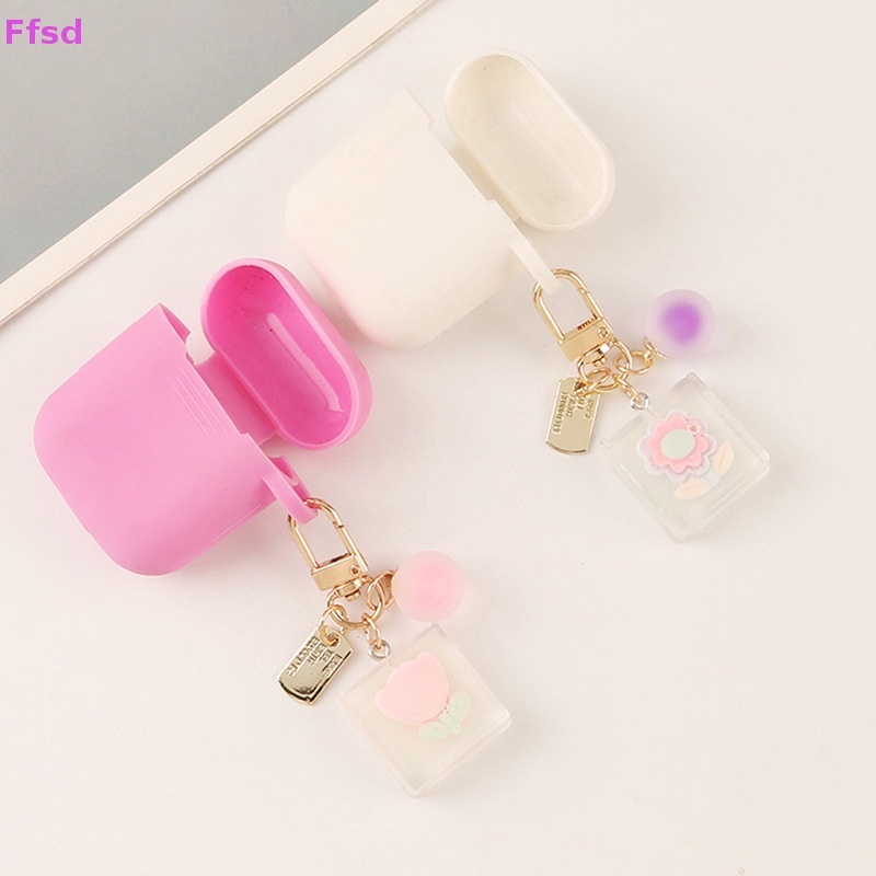 {Ffsd} Móc Khóa Resin Hình Hoa Cúc Dễ Thương Sáng Tạo Cho Nữ * Bán Chạy