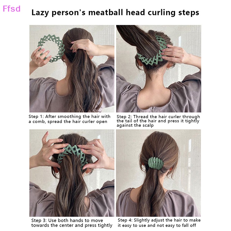 {Ffsd} Kẹp Tóc Đuôi Ngựa Hình Tổ Chim Đơn Giản Ma Thuật Cho Nữ * Hàng Bán Chạy