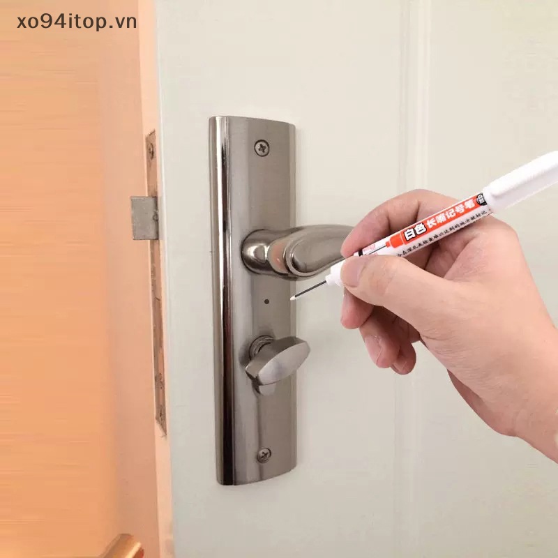 Bút Lông Đánh Dấu Lỗ Dài 20MM Màu Trắng Đa Năng Trang Trí Nhà Tắm