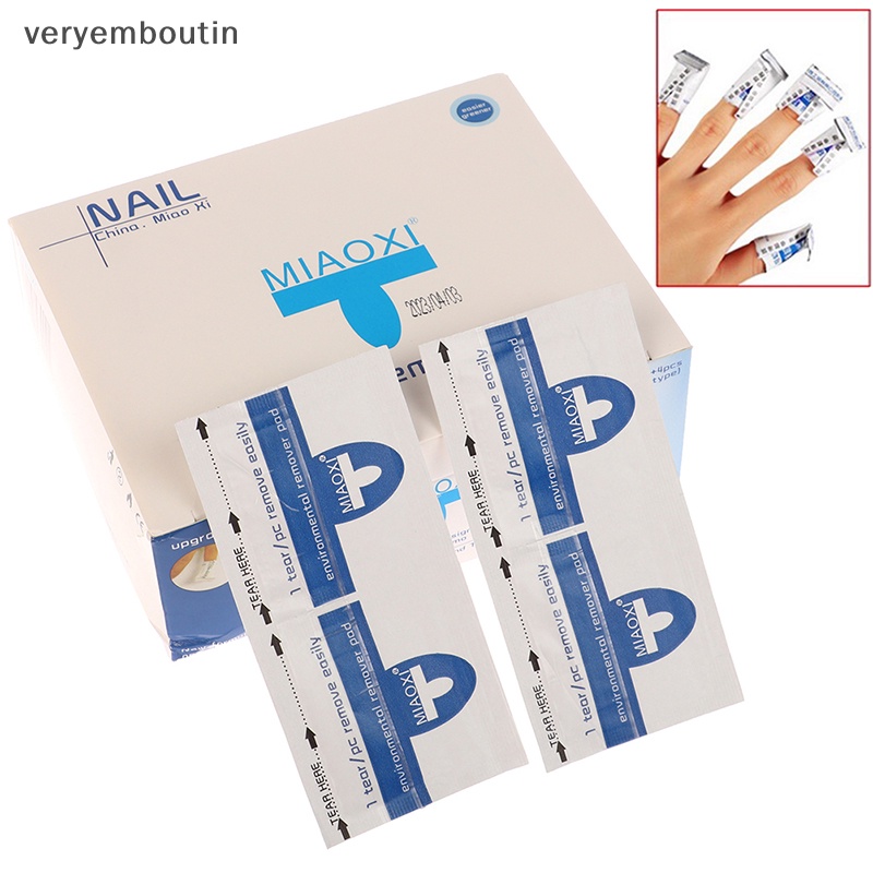Bộ 200 Miếng Đệm Tẩy Sơn Móng Tay Dùng Một Lần Tiện Lợi