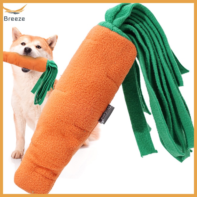 Đồ Chơi Phá Vỡ Hình Củ Cà Rốt 2 Trong 1 Cho Thú Cưng