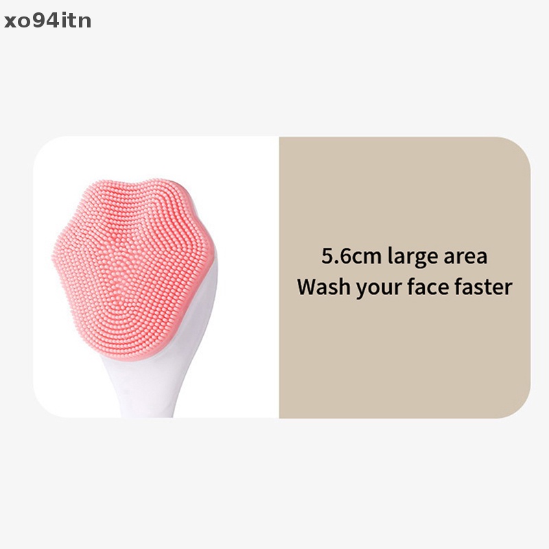 Cọ Rửa Mặt Silicone Tay Cầm Hình Chân Mèo / Gấu Làm Sạch Lỗ Chân Lông
