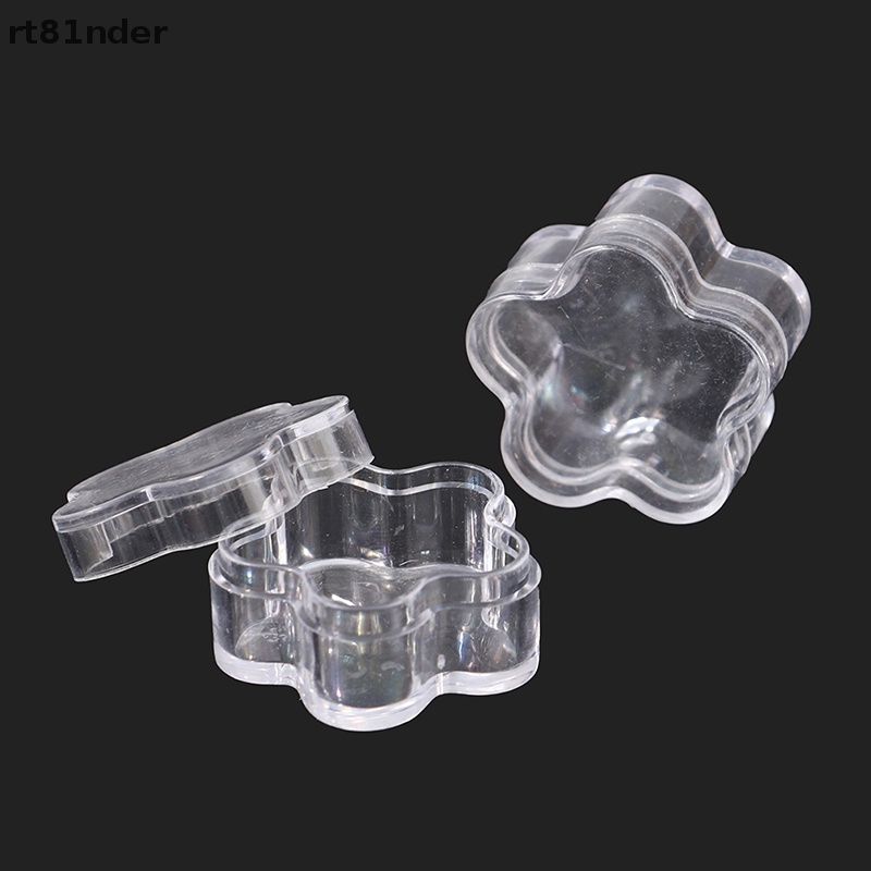 Rt Set 10 Lọ Nhựa Rỗng Trong Suốt Mini Đựng Kem / Mẫu Thử