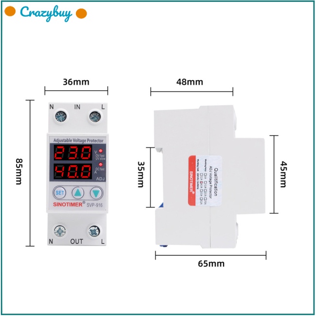 Bộ Rơ Le Bảo Vệ Dòng Điện Thông Minh CR 220V