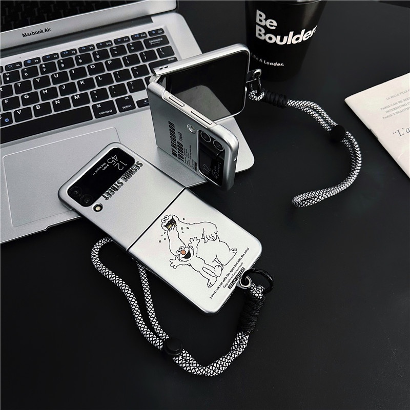 Ốp Điện Thoại Nhựa Cứng Chống Sốc In Hình Totoro Dễ Thương Cho Samsung Galaxy Z Flip 4 Z Flip 3 5G