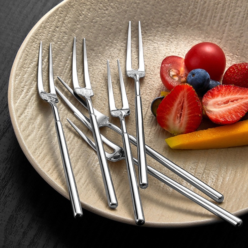 Nĩa Ăn Trái Cây / Salad Bằng Thép Không Gỉ 304 Cao Cấp