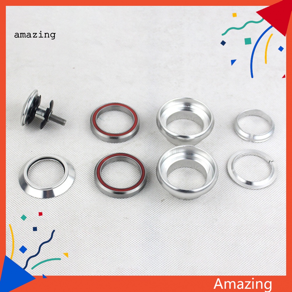 1 Bộ Tai Nghe Xe Đạp 34mm Bằng Hợp Kim Nhôm Không Ren Có Độ Chính Xác Cao Kèm Vỏ Bọc