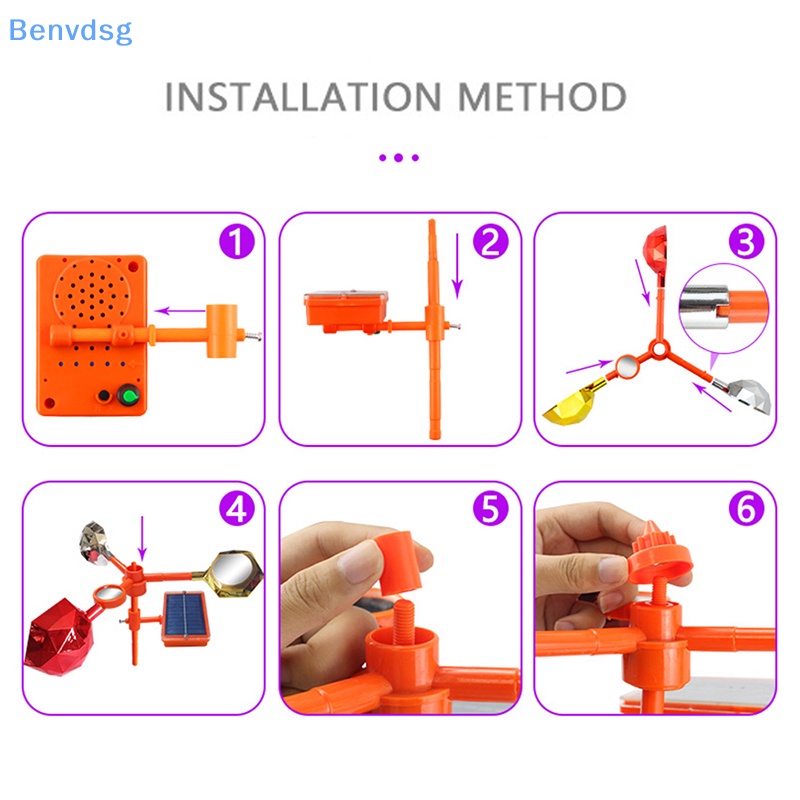 Benvdsg &gt; a-Bird Deterrent Deterrent Bằng Giọng Nói Năng Lượng Mặt Trời, Rhombic Polygon Phản Quang