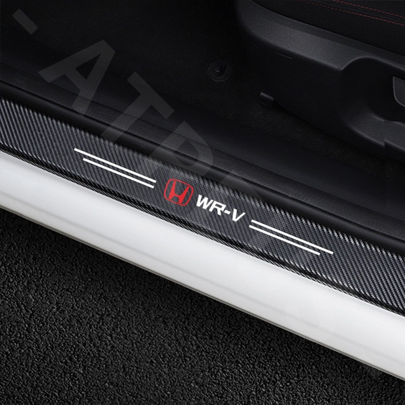 Miếng Dán Sợi Carbon Bảo Vệ Cửa Xe Hơi Honda WRV