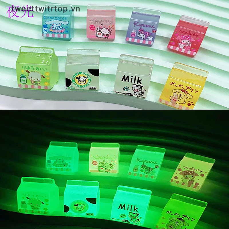 Set 2 Hộp Sữa Dạ Quang Dùng Để Trang Trí
