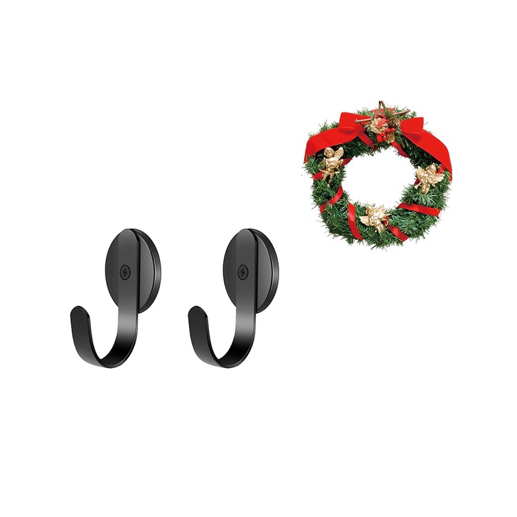 1 Móc Sắt Nam Châm Màu Đen Chống Trượt Gắn Tủ Lạnh