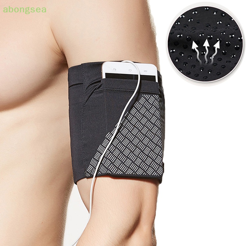 Abongsea Túi Đựng Điện Thoại Co Giãn Đeo Cánh Tay Tiện Dụng Cho Nam Và Nữ