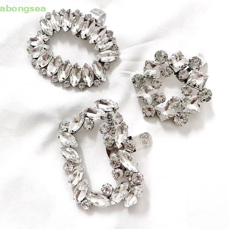 1 Khóa Kẹp Hình Hoa Đính Đá Trang Trí Giày Cao Gót Cho Cô Dâu