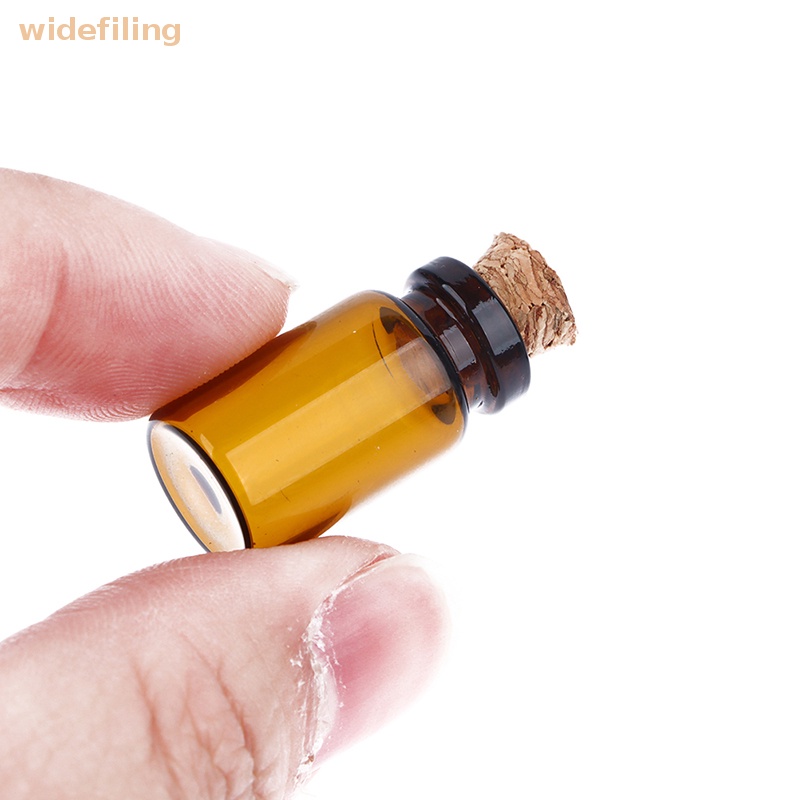 Bộ 10 Lọ Thủy Tinh Mini 1ml / 1.5ml Có Nút Bần