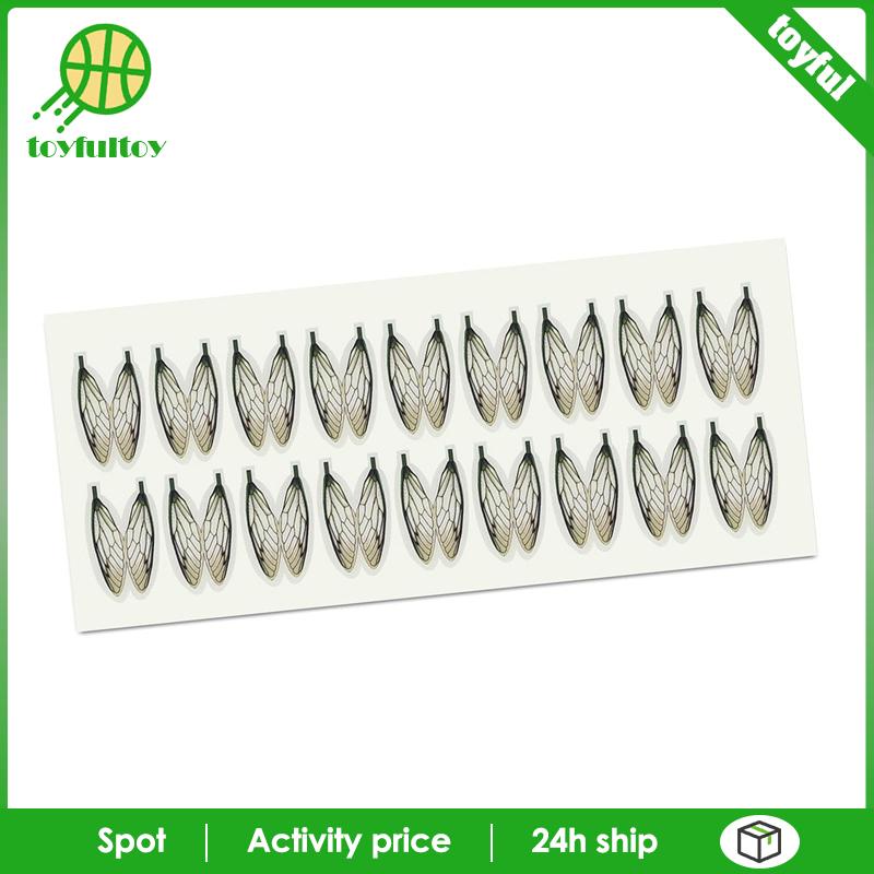 [Toyfulcabin] Con Ruồi Chất Liệu Mô Phỏng Cắt Trước Bền Màu Đỏ Cho Người Lớn Vừa Vặn Du Lịch