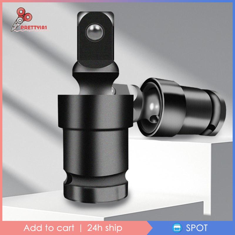 (Prettyia1) Đầu Nối Chuyển Đổi Ổ Cắm Xoay 360 Độ 1 / 2 &quot;