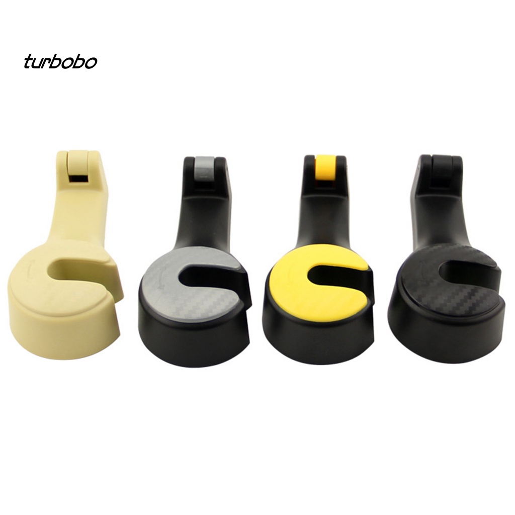 Móc Treo Đồ 2 Trong 1 Gắn Lưng Ghế Xe Hơi Chống Trượt Dễ Lắp Đặt