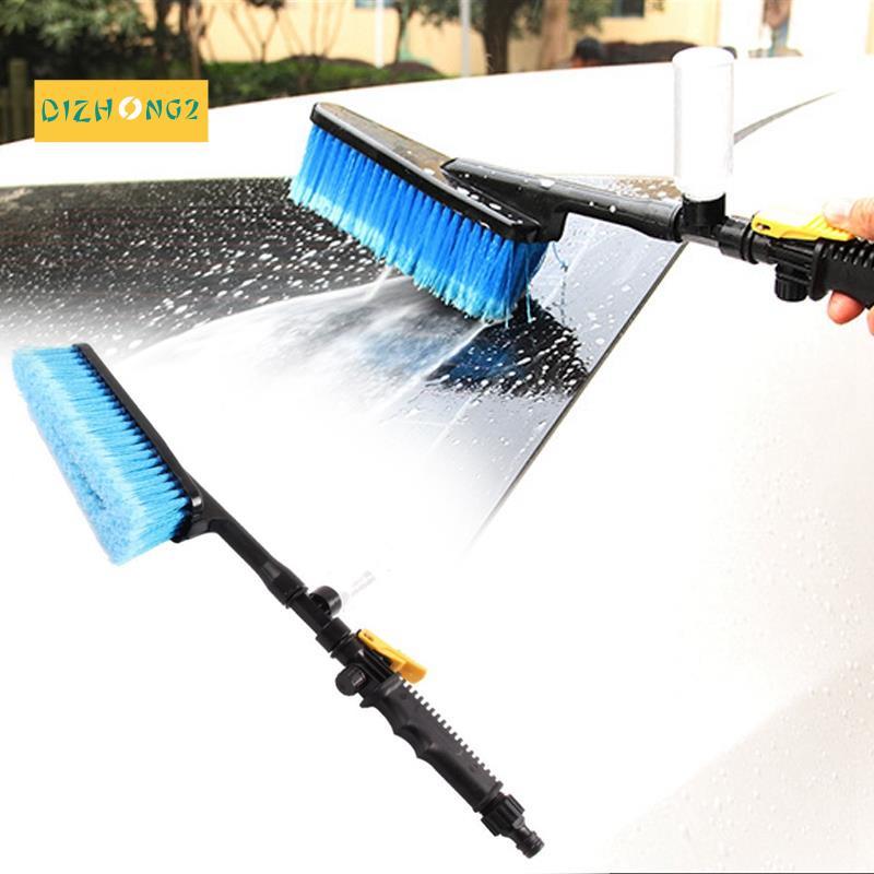 Bàn chải rửa xe Công cụ làm sạch phun nước Lông mềm Lông mềm Cán dài
