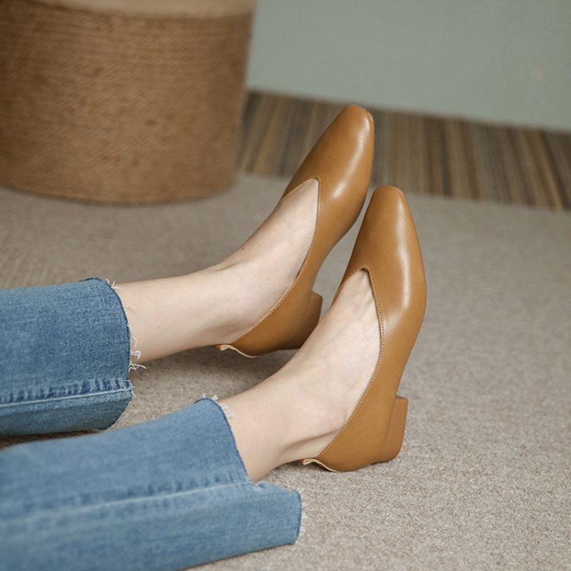 Giày Cao Gót Kiểu Dáng Đơn Giản Thời Trang Dành Cho Nữ