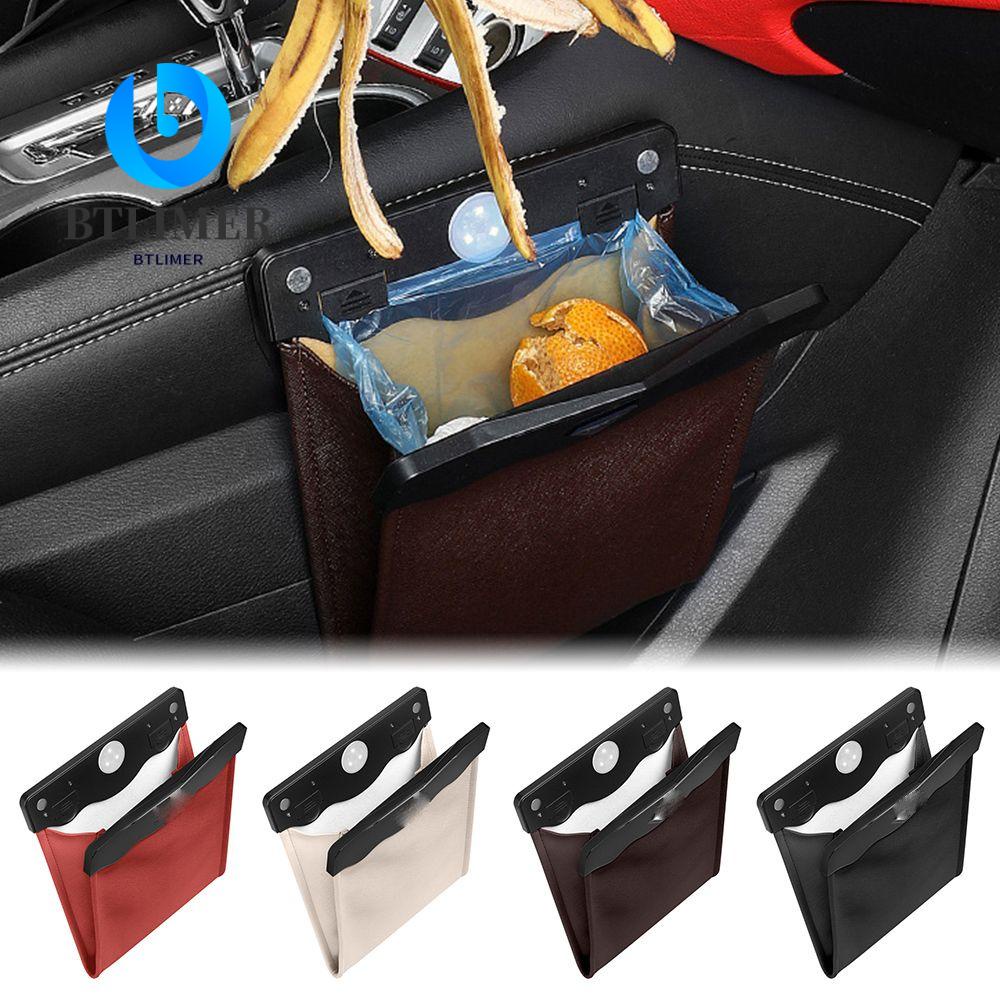 Túi Đựng Đồ Treo Khe Hở Ghế Ngồi Xe Hơi Kèm Giá Đỡ Đèn LED Tiện Dụng