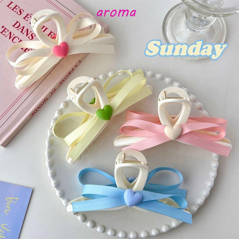 Kẹp Tóc Hình Nơ Ruy Băng / Cá Mập Cỡ Lớn Ngọt Ngào Cho Nữ