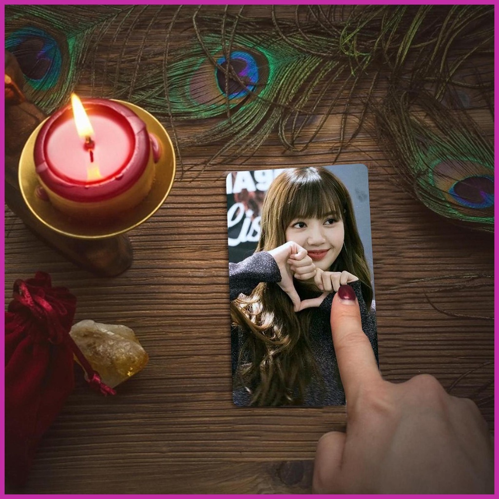 Set 55 Tấm Thẻ Ảnh Lomo Nhóm Nhạc Black-Pink Lisa