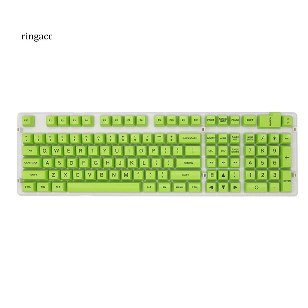 Bộ 108 Nắp Nhựa ABS Màu Sắc Trơn Thay Thế Cho Bàn Phím Cơ RGA