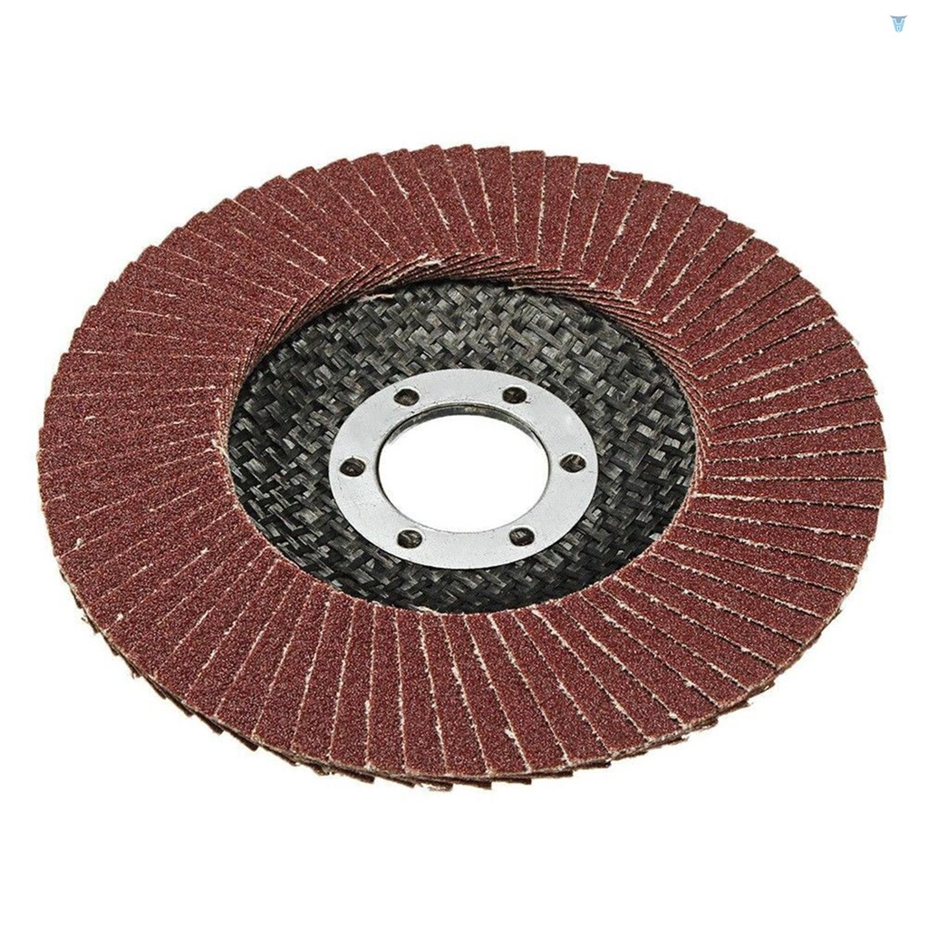 Set 20 Đĩa Mài Bằng Nhôm Oxide Tương Thích Với Máy Mài Góc 4.5 &quot;