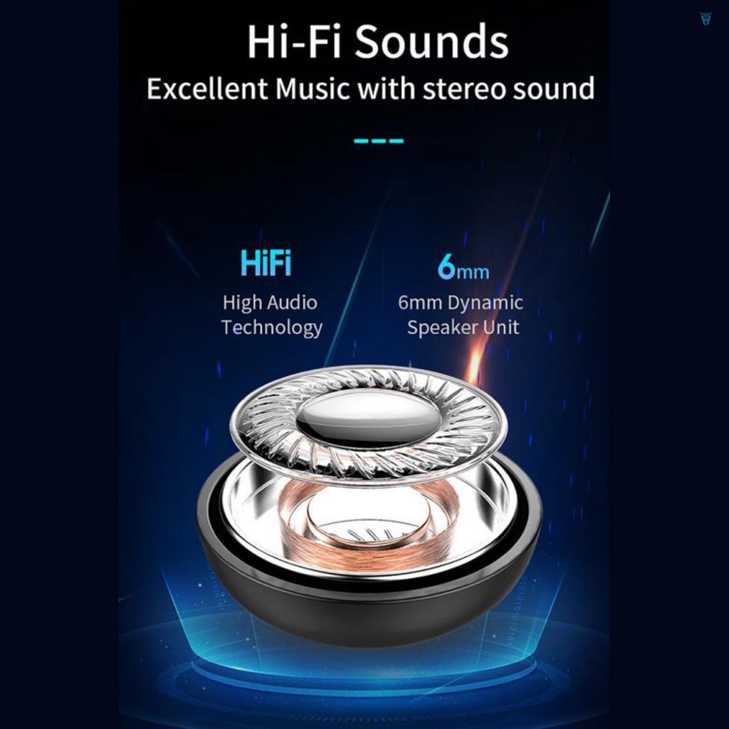 Tai Nghe Nhét Tai Không Dây XG12 BT5.0 Mini Giảm Tiếng Ồn Có Micro Tiện Dụng