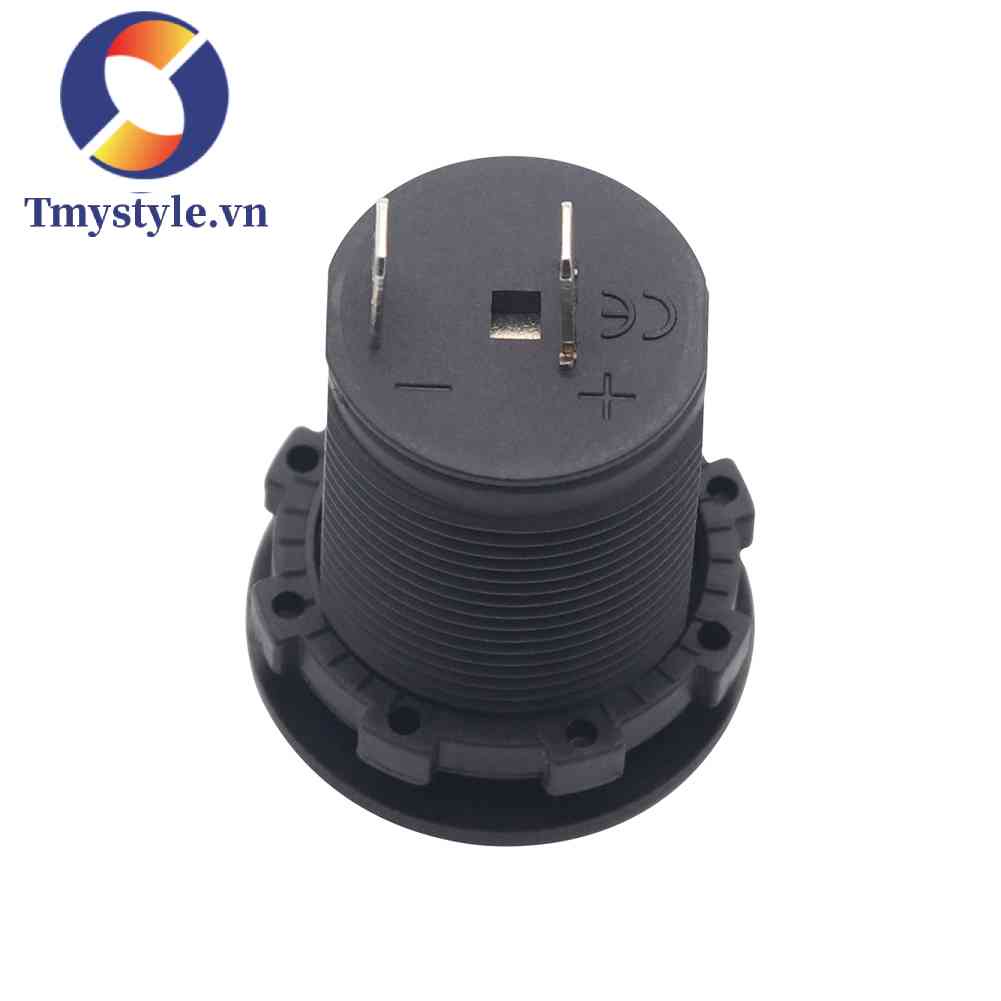 Ổ Cắm Sạc USB 3.1 amp Chống Thấm Nước Màu Đen Cho Xe Máy