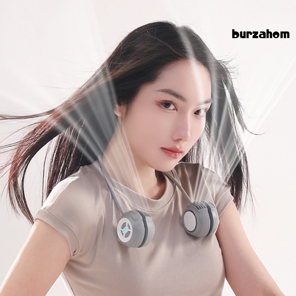 1 Bộ Quạt Treo Cổ Không Cánh 3 Tốc Độ Gió Tiếng Ồn Thấp 7 Màu Sắc Tùy Chỉnh Tiện Dụng