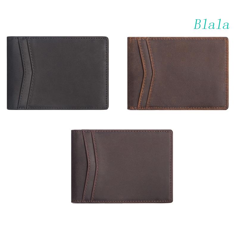 Ví Da PU Gập Đôi Phong Cách Vintage Cho Nam Giá Đỡ