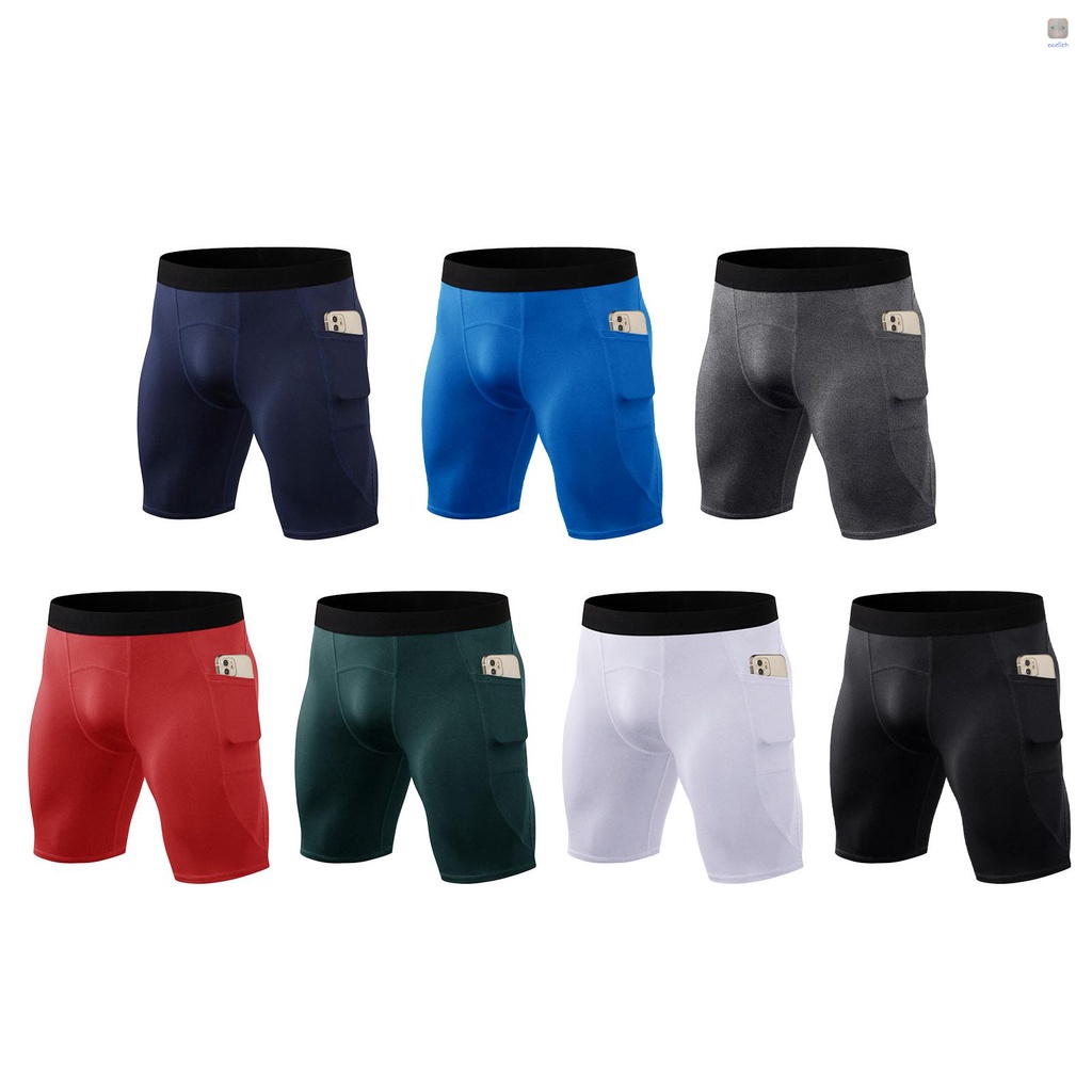 Set 3 Đôi Quần Short Thể Thao Có Túi Tiện Dụng Cho Nam