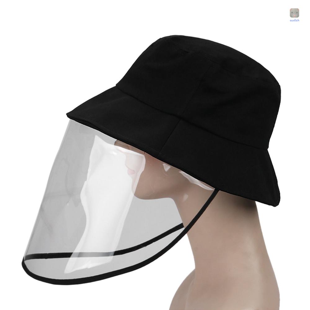 Mũ Chống Nắng Chống Tia UV Có Tấm Che Mặt Bảo Vệ Chống Bụi Chống Giọt Bắn Có Thể Tháo Rời Dùng Khi Đi Câu Cá /